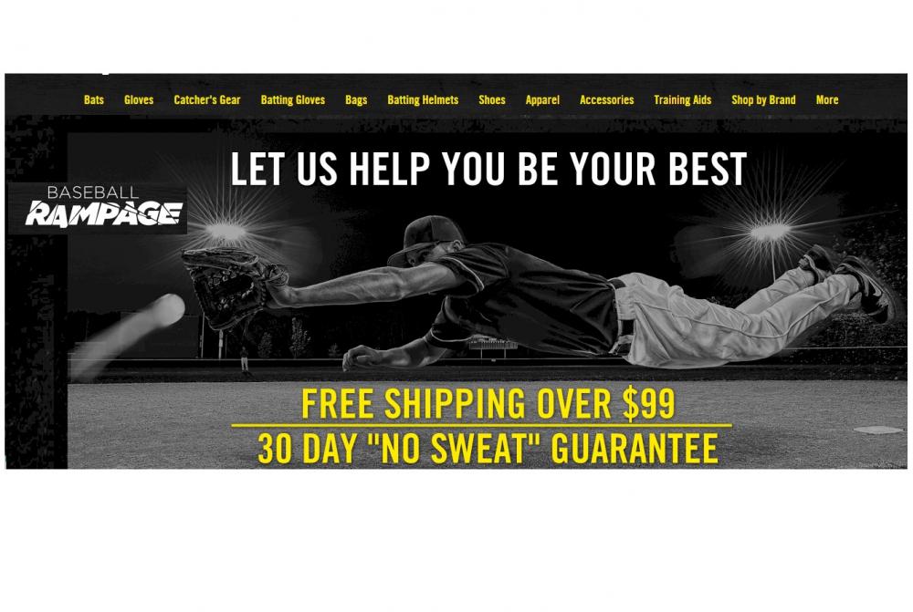Baseball Rampage offers top baseball and softball equipment at low prices. Their on-going special offers and unsurpadded customer customer service makes them one of the top online retailers. They are an authorized retailer for top brands such as Easton, Louisville Slugger, and many more. 